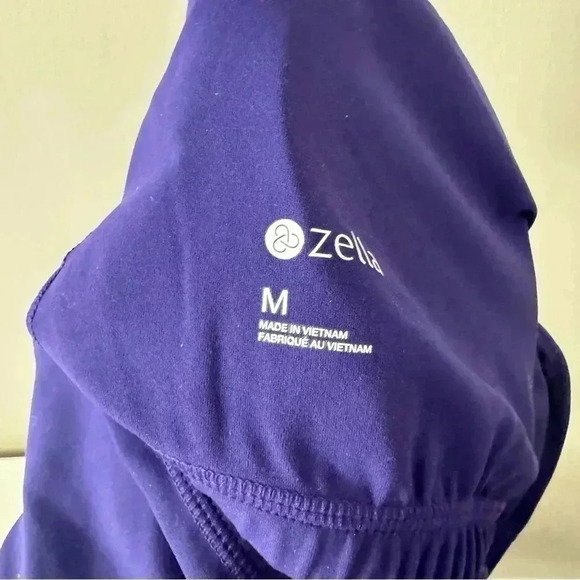 NWT ZELLA SPORTS BRA/TANK  M ultraviolet - Picture 3 of 5